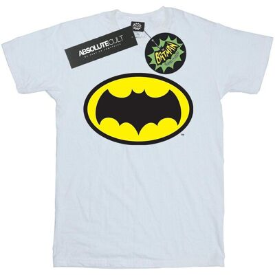 DC Comics Damska Bawełniana Koszulka Boyfriend Z Logo Serialu Telewizyjnego Batman (S (52-55 Cm) / Ciepły Biały) DC Comics Damska Bawełniana Koszulka Boyfriend Z Logo Serialu Telewizyjnego Batman (S (52-55 Cm) / Ciepły Biały)