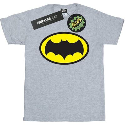 DC Comics Damska Bawełniana Koszulka Boyfriend Z Logo Serialu Telewizyjnego Batman (S (52-55 Cm) / Jasnoszary) DC Comics Damska Bawełniana Koszulka Boyfriend Z Logo Serialu Telewizyjnego Batman (S (52-55 Cm) / Jasnoszary)