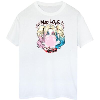 DC Comics Damska Bawełniana Koszulka Harley Quinn Mad Love (XL 8,5-9 / Ciepły Biały) DC Comics Damska Bawełniana Koszulka Harley Quinn Mad Love (XL 8,5-9 / Ciepły Biały)