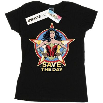 DC Comics Damska Bawełniana Koszulka Wonder Woman 84 Star Design (XXL (193cm) / Czarny) DC Comics Damska Bawełniana Koszulka Wonder Woman 84 Star Design (XXL (193cm) / Czarny)