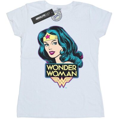 DC Comics Damska Bawełniana Koszulka Z Głową Wonder Woman (XXL (193cm) / Ciepły Biały) DC Comics Damska Bawełniana Koszulka Z Głową Wonder Woman (XXL (193cm) / Ciepły Biały)
