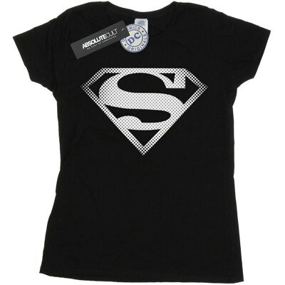 DC Comics Damska Bawełniana Koszulka Z Logo Supermana (XL 8,5-9 / Czarny) DC Comics Damska Bawełniana Koszulka Z Logo Supermana (XL 8,5-9 / Czarny)