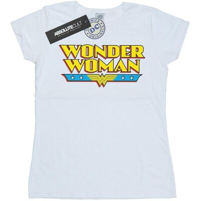 DC Comics Damska Bawełniana Koszulka Z Tekstowym Logo Wonder Woman (XL 8,5-9 / Ciepły Biały) DC Comics Damska Bawełniana Koszulka Z Tekstowym Logo Wonder Woman (XL 8,5-9 / Ciepły Biały)