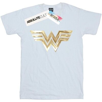 DC Comics Damska / Damska Koszulka Chłopięca Wonder Woman 84 Ze Złotym Emblematem (XXXXS / Ciepły Biały) DC Comics Damska / Damska Koszulka Chłopięca Wonder Woman 84 Ze Złotym Emblematem (XXXXS / Ciepły Biały)