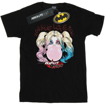 DC Comics Koszulka Damska / Damska Harley Quinn Mad Love Cotton Boyfriend T-Shirt (XXXXS / Czarny) DC Comics Koszulka Damska / Damska Harley Quinn Mad Love Cotton Boyfriend T-Shirt (XXXXS / Czarny)