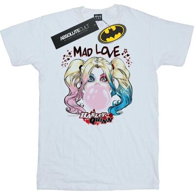 DC Comics Koszulka Damska / Damska Harley Quinn Mad Love Cotton Boyfriend T-Shirt (XXXXXS / Ciepły Biały) DC Comics Koszulka Damska / Damska Harley Quinn Mad Love Cotton Boyfriend T-Shirt (XXXXXS / Ciepły Biały)