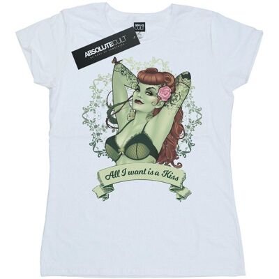 DC Comics Koszulka Damska / Damska Poison Ivy All I Want Is A Kiss Cotton T-Shirt (L / Ciepły Biały) DC Comics Koszulka Damska / Damska Poison Ivy All I Want Is A Kiss Cotton T-Shirt (L / Ciepły Biały)