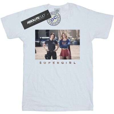 DC Comics Koszulka Damska / Damska Supergirl TV Series Sisters Photograph Cotton Boyfriend T-Shirt (S (52-55 Cm) / Ciepły Biały) DC Comics Koszulka Damska / Damska Supergirl TV Series Sisters Photograph Cotton Boyfriend T-Shirt (S (52-55 Cm) / Ciepły Biały)