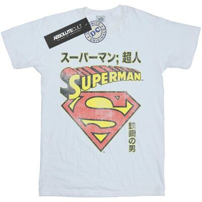 DC Comics Koszulka Damska / Damska Superman Shield Cotton Boyfriend T-Shirt (S (52-55 Cm) / Ciepły Biały) DC Comics Koszulka Damska / Damska Superman Shield Cotton Boyfriend T-Shirt (S (52-55 Cm) / Ciepły Biały)