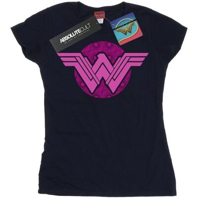 DC Comics Koszulka Damska / Damska Wonder Woman Różowa Mozaika Bawełniana (L / Granatowy) DC Comics Koszulka Damska / Damska Wonder Woman Różowa Mozaika Bawełniana (L / Granatowy)