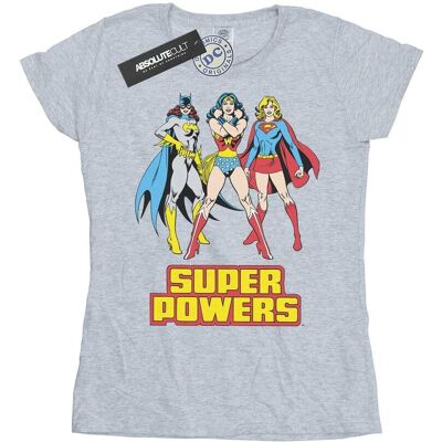 DC Comics Koszulka Damska / Damska Wonder Woman Super Power Group Cotton T-Shirt (S (52-55 Cm) / Jasnoszary) DC Comics Koszulka Damska / Damska Wonder Woman Super Power Group Cotton T-Shirt (S (52-55 Cm) / Jasnoszary)
