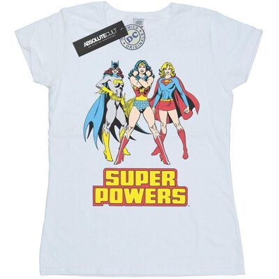 DC Comics Koszulka Damska / Damska Wonder Woman Super Power Group Cotton T-Shirt (XL 8,5-9 / Ciepły Biały) DC Comics Koszulka Damska / Damska Wonder Woman Super Power Group Cotton T-Shirt (XL 8,5-9 / Ciepły Biały)