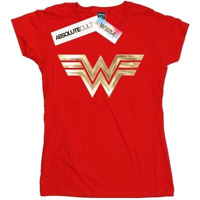 DC Comics Koszulka Damska Wonder Woman 84 Ze Złotym Emblematem, Bawełniana (XL 8,5-9 / Ciemnowiśniowy) DC Comics Koszulka Damska Wonder Woman 84 Ze Złotym Emblematem, Bawełniana (XL 8,5-9 / Ciemnowiśniowy)