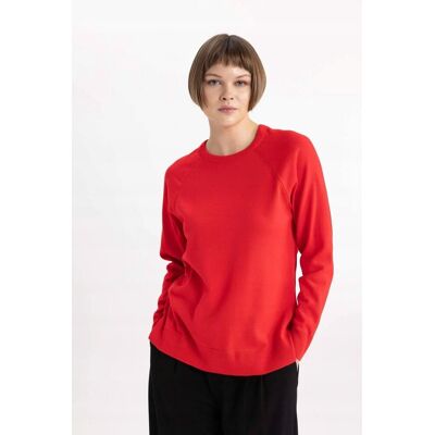 Inny producent DEFACTO CZERWONY SWETER DAMSKI Z DŁUGIM RĘKAWEM I OKRĄGŁYM DEKOLTEM M 5GA* Inny producent DEFACTO CZERWONY SWETER DAMSKI Z DŁUGIM RĘKAWEM I OKRĄGŁYM DEKOLTEM M 5GA*