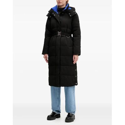 Inny producent DESIGUAL CZARNY PŁASZCZ PIKOWANY Z PASKIEM ZIMOWY Z KAPTUREM S 6FA Inny producent DESIGUAL CZARNY PŁASZCZ PIKOWANY Z PASKIEM ZIMOWY Z KAPTUREM S 6FA