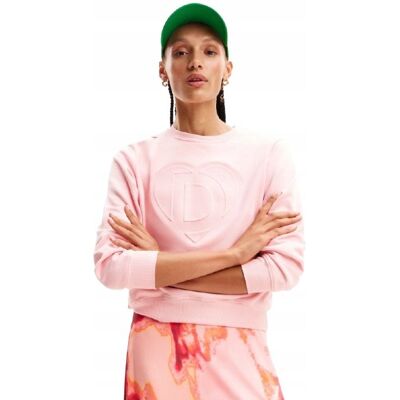 Inny producent DESIGUAL RÓŻOWA BAWEŁNIANA BLUZA Z DŁUGIM RĘKAWEM M 1I_A Inny producent DESIGUAL RÓŻOWA BAWEŁNIANA BLUZA Z DŁUGIM RĘKAWEM M 1I_A