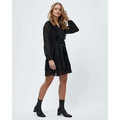 Inny producent DESIRES CZARNA SUKIENKA MINI Z FALBANKAMI I DŁUGIM RĘKAWEM S 6FA Inny producent DESIRES CZARNA SUKIENKA MINI Z FALBANKAMI I DŁUGIM RĘKAWEM S 6FA