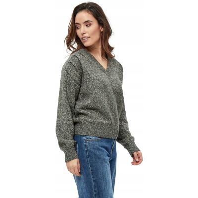 Inny producent DESIRES ZIELONY MELANŻOWY SWETER DAMSKI Z DEKOLTEM V I DŁUGIM RĘKAWEM S 7CA Inny producent DESIRES ZIELONY MELANŻOWY SWETER DAMSKI Z DEKOLTEM V I DŁUGIM RĘKAWEM S 7CA