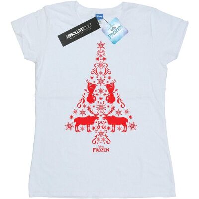 Disney Bawełniana Koszulka Damska / Damska Frozen Christmas Tree (XL 8,5-9 / Ciepły Biały) Disney Bawełniana Koszulka Damska / Damska Frozen Christmas Tree (XL 8,5-9 / Ciepły Biały)