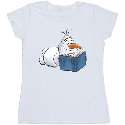 Disney Bawełniana Koszulka Damska / Damska Frozen Olaf Reading (XXL (193cm) / Ciepły Biały) Disney Bawełniana Koszulka Damska / Damska Frozen Olaf Reading (XXL (193cm) / Ciepły Biały)