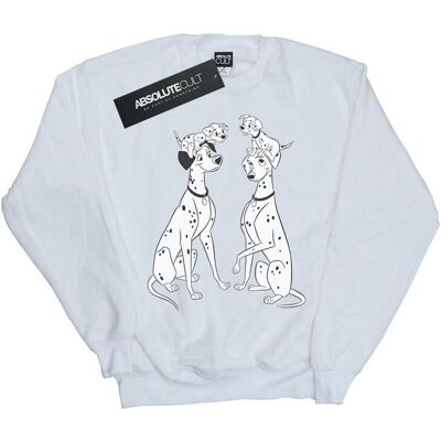 Disney Bluza Damska / Damska 101 Dalmatyńczyków Rodzina (XL 8,5-9 / Ciepły Biały) Disney Bluza Damska / Damska 101 Dalmatyńczyków Rodzina (XL 8,5-9 / Ciepły Biały)