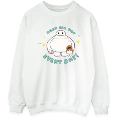 Disney Bluza Damska / Damska Big Hero 6 Baymax Hugs Everyday (M / Ciepły Biały) Disney Bluza Damska / Damska Big Hero 6 Baymax Hugs Everyday (M / Ciepły Biały)
