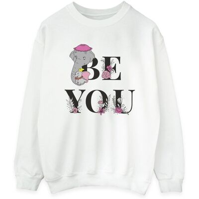 Disney Bluza Damska/Damska Dumbo Be You (S (52-55 Cm) / Ciepły Biały) Disney Bluza Damska/Damska Dumbo Be You (S (52-55 Cm) / Ciepły Biały)