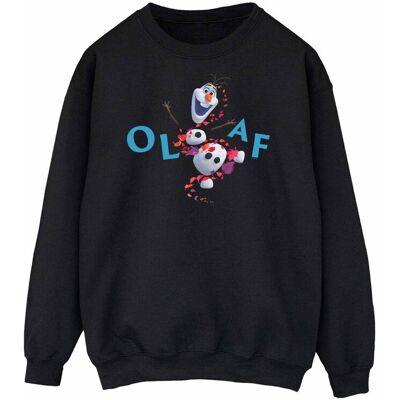 Disney Bluza Damska / Damska Frozen 2 Olaf Leaf Jump (XXL (193cm) / Czarny) Disney Bluza Damska / Damska Frozen 2 Olaf Leaf Jump (XXL (193cm) / Czarny)