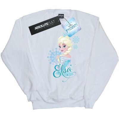 Disney Bluza Damska / Damska Frozen Elsa Snowflakes (XL 8,5-9 / Ciepły Biały) Disney Bluza Damska / Damska Frozen Elsa Snowflakes (XL 8,5-9 / Ciepły Biały)