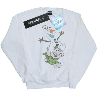 Disney Bluza Damska / Damska Frozen Olaf I Troll (M / Ciepły Biały) Disney Bluza Damska / Damska Frozen Olaf I Troll (M / Ciepły Biały)