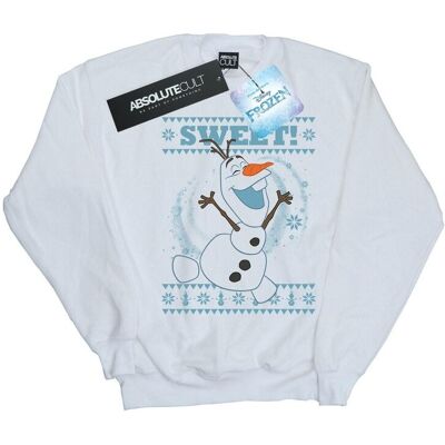 Disney Bluza Damska / Damska Frozen Olaf Sweet Christmas Sweatshirt (XXL (193cm) / Ciepły Biały) Disney Bluza Damska / Damska Frozen Olaf Sweet Christmas Sweatshirt (XXL (193cm) / Ciepły Biały)