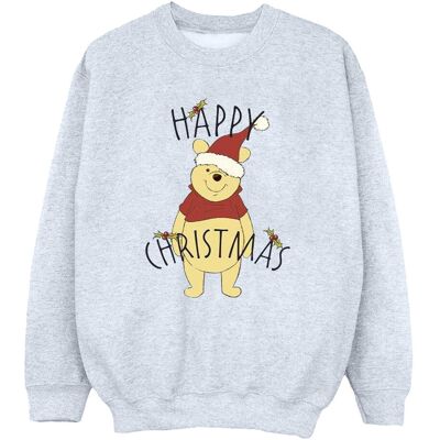 Disney Bluza Damska / Damska Kubuś Puchatek Happy Christmas Holly (S (52-55 Cm) / Jasnoszary) Disney Bluza Damska / Damska Kubuś Puchatek Happy Christmas Holly (S (52-55 Cm) / Jasnoszary)