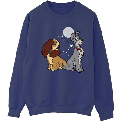 Disney Bluza Damska / Damska Lady And The Tramp Moon (XXL (193cm) / Granatowy) Disney Bluza Damska / Damska Lady And The Tramp Moon (XXL (193cm) / Granatowy)