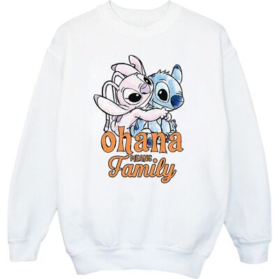 Disney Bluza Damska / Damska Lilo And Stitch Ohana Angel Hug (L / Ciepły Biały) Disney Bluza Damska / Damska Lilo And Stitch Ohana Angel Hug (L / Ciepły Biały)
