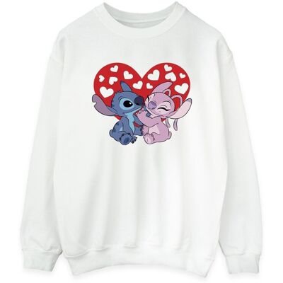 Disney Bluza Damska / Damska Lilo & Stitch Hearts (XXL (193cm) / Ciepły Biały) Disney Bluza Damska / Damska Lilo & Stitch Hearts (XXL (193cm) / Ciepły Biały)