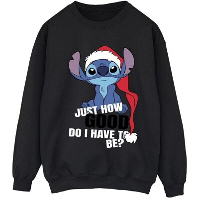 Disney Bluza Damska / Damska Lilo & Stitch Just How Good (XXL (193cm) / Czarny) Disney Bluza Damska / Damska Lilo & Stitch Just How Good (XXL (193cm) / Czarny)