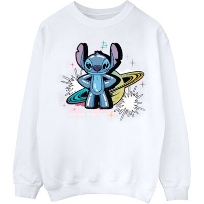 Disney Bluza Damska / Damska Lilo & Stitch Techno Stitch (XL 8,5-9 / Ciepły Biały) Disney Bluza Damska / Damska Lilo & Stitch Techno Stitch (XL 8,5-9 / Ciepły Biały)