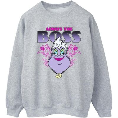 Disney Bluza Damska / Damska Mała Syrenka Ursula Mum Is The Boss (S (52-55 Cm) / Jasnoszary) Disney Bluza Damska / Damska Mała Syrenka Ursula Mum Is The Boss (S (52-55 Cm) / Jasnoszary)