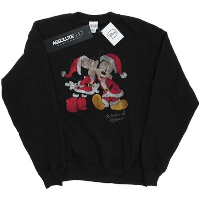 Disney Bluza Damska / Damska Mickey I Minnie Christmas Kiss (L / Czarny) Disney Bluza Damska / Damska Mickey I Minnie Christmas Kiss (L / Czarny)