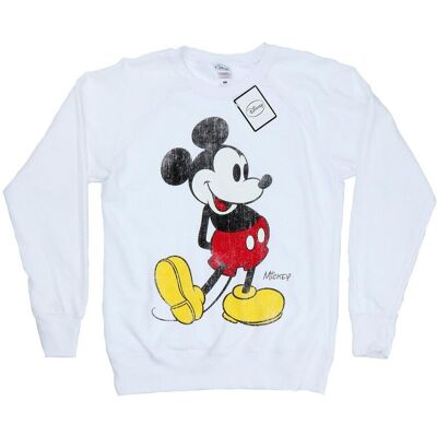 Disney Bluza Damska / Damska Mickey Mouse Classic Kick (L / Ciepły Biały) Disney Bluza Damska / Damska Mickey Mouse Classic Kick (L / Ciepły Biały)