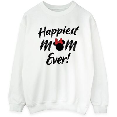 Disney Bluza Damska / Damska Minnie Mouse Happiest Mom Ever (M / Ciepły Biały) Disney Bluza Damska / Damska Minnie Mouse Happiest Mom Ever (M / Ciepły Biały)