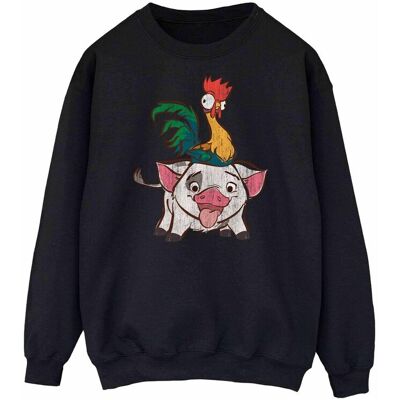 Disney Bluza Damska / Damska Moana Hei Hei And Pua (L / Czarny) Disney Bluza Damska / Damska Moana Hei Hei And Pua (L / Czarny)