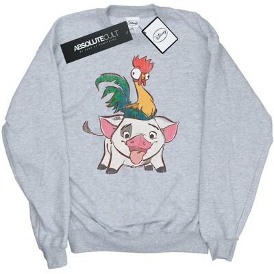 Disney Bluza Damska / Damska Moana Hei Hei And Pua (XL 8,5-9 / Jasnoszary) Disney Bluza Damska / Damska Moana Hei Hei And Pua (XL 8,5-9 / Jasnoszary)
