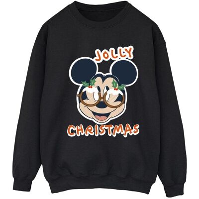 Disney Bluza Damska / Damska Myszka Miki Wesołe Świąteczne Okulary (XL 8,5-9 / Czarny) Disney Bluza Damska / Damska Myszka Miki Wesołe Świąteczne Okulary (XL 8,5-9 / Czarny)