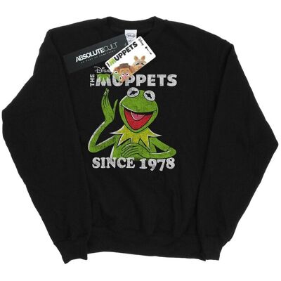 Disney Bluza Damska / Damska The Muppets Kermit Since 1978 (M / Czarny) Disney Bluza Damska / Damska The Muppets Kermit Since 1978 (M / Czarny)