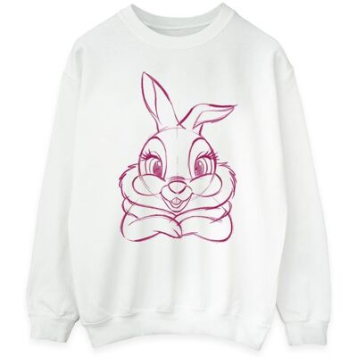 Disney Bluza Damska / Damska Z Królikiem Bambi (M / Ciepły Biały) Disney Bluza Damska / Damska Z Królikiem Bambi (M / Ciepły Biały)
