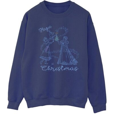 Disney Bluza Damska Frozen Magic Christmas (M / Granatowy) Disney Bluza Damska Frozen Magic Christmas (M / Granatowy)