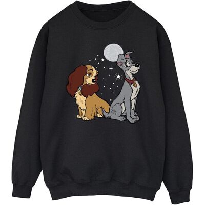 Disney Bluza Męska Lady And The Tramp Moon (M / Czarny) Disney Bluza Męska Lady And The Tramp Moon (M / Czarny)
