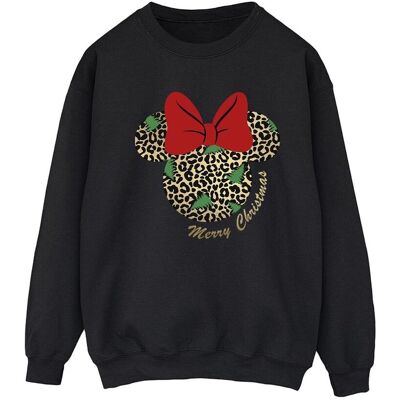 Disney Bluza Świąteczna Damska / Damska Myszka Minnie W Panterkę (S (52-55 Cm) / Czarny) Disney Bluza Świąteczna Damska / Damska Myszka Minnie W Panterkę (S (52-55 Cm) / Czarny)