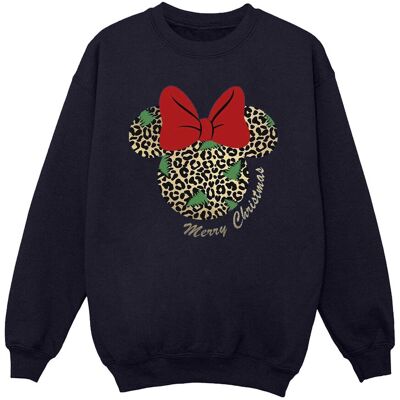 Disney Bluza Świąteczna Damska / Damska Myszka Minnie W Panterkę (S (52-55 Cm) / Granatowy) Disney Bluza Świąteczna Damska / Damska Myszka Minnie W Panterkę (S (52-55 Cm) / Granatowy)